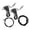silver, variant on lacooooppia Bike Brake Levers Set Front and Rear Brake Set Replacement Grip Repairing Mountain Bike Handlebar Parts for Home Cycling Shop silver