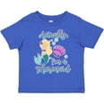 thumbnail image 3 of Inktastic Actually Im a Mermaid with Seashell and Bubbles Girls Toddler T-Shirt, 3 of 5