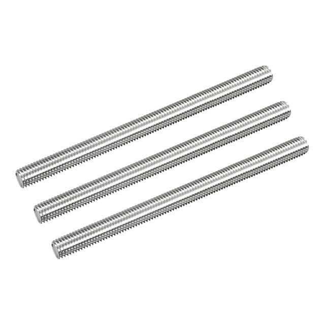 Unique Bargains Fully Threaded Rod M10 x 140mm 1.5mm Thread Pitch 304 Stainless Steel Right Hand Threaded Rods Bar Studs 3 Pack