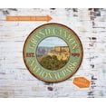 thumbnail image 2 of Grand Canyon National Park Vintage Looking Sign Rustic Wall Art Cabin Decoration Wall Décor 18" Round 100182001003, 2 of 5
