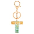 thumbnail image 1 of MKHSQHDG Today's Deals Personalized Resin Translucent Keychain Creative Letter Color Pendant Keychain, 1 of 1