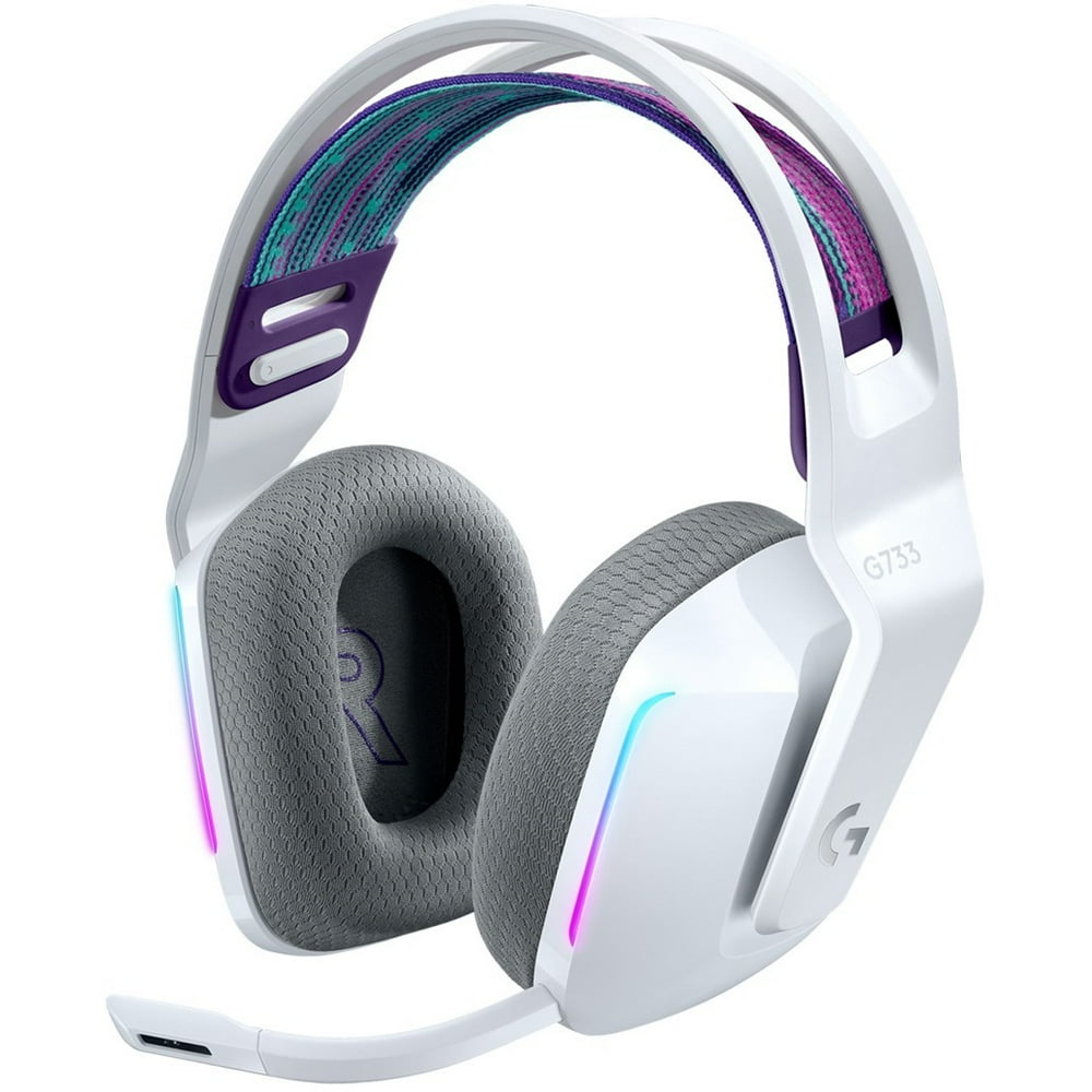 Logitech G733 Lightspeed Wireless PC Gaming Headset White Walmart