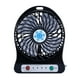 thumbnail image 2 of Fiudx Ofertas de la semana Ventilador de escritorio pequeño portátil, ventilador silencioso de copo de nieve con linterna LED, luz indicadora de tres marchas, ventilador USB con batería recargable de, 2 of 7