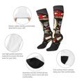thumbnail image 3 of Saiise Chaussettes d'Hiver Thermiques Imprimé Champignons Rouges, Chaussettes Chaudes pour Bottes de Randonnée et Vêtements d'Extérieur pour Hommes et Femmes, 3 of 6