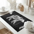 thumbnail image 4 of Placemat Abstract White Bear Painting Placemats for Dining Table Wood Grain Washable Table Mats for Party Kitchen Dining Decoration, 4 of 7