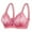 Watermelon Red, variant on Ohufall Bras For Women Solid Color Comfortable Hollow Out Perspective Bra Underwear No Rims Lingerie For Women