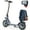 Blue, variant on MIHOVER Folding Electric Scooter for Adults, 12" Solid Tires Commute E Scooter with Basket, 550W Powerful Motor,Up to 20 Miles, UL Certified - Black