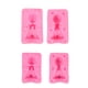 thumbnail image 3 of Injueey Molde de silicona para Fondant, antiadherente Irregular, bonitos dibujos animados DIY, velas perfumadas de caramelo, artesanías, molde, Cocina y Comedor Chico Injueey HA078890-01, 3 of 6