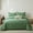 Forest Green, variant on Simple&Opulence 100% Cotton Waffle Weaving Comforter Set-2 Pieces Bedding Set(1 Comforter and 1 Pillowcase), Lightweight Soft Breathable Comforter Bed Sets for All Season(Forest Green, Twin)