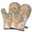 Pioneer Flower Floral, variant on Cute Oven Mitts,Pioneer Flower Floral Print Pattern Oven Mitt 2-Pack Set,Kitchen Gloves for Oven,Heat Resistant Oven Mitts 7.7"x12"