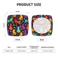 thumbnail image 5 of Honeii Colorful Cats Print Square Cushion Cover with Elastic Band & Ties,Sofa Cushion Covers,Furniture Protector for Living Room,Washable Sofa Seat Slipcover-Two Pieces, 5 of 7