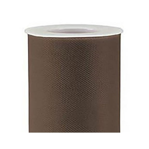 3" Wide Brown Tulle Fabric - 25 Yards