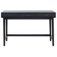thumbnail image 6 of SAFAVIEH Hawthorn Solid Retro 3 Drawer Writing Desk, Black, 6 of 15
