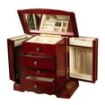 thumbnail image 2 of Spacious Musical Cherry Jewelry Box - Harmony by Mele - There is No Business Like Show Business, 2 of 2