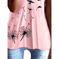 thumbnail image 4 of DYMADE Women Lace V-Neck Printed Short Sleeve T-Shirt Top, 4 of 4