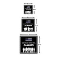 thumbnail image 6 of Square Plus We Stand with You Always Wall or Door Sign | USA Flag | Police First Responders Appreciation Signage - Medium, 6 of 8