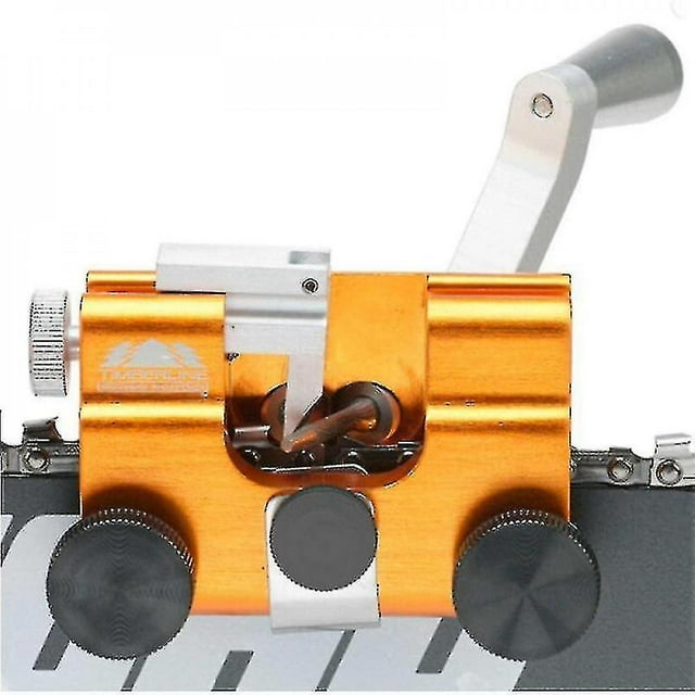 Afilador de cadena de motosierra LIUYMXG portátil con manivela