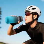 pstuiky 610Ml Bike Water Bottle Plastic Leak-Proof Food-Grade Pp5 Easy-Squeeze 22.5X7.3Cm Bpa-Free Sports Hydration Commuting Running Cycling |