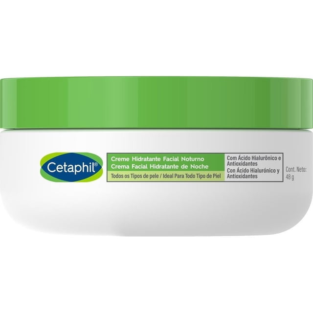 Loción Hidratante Facial noche con ácido hialurónico Cetaphil 48gr