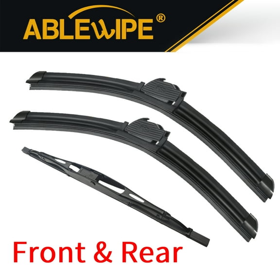 ABLEWIPE 17 16 S10 Front and Rear Wiper Blades Fit For Hummer H3 2006, Set of 3, Y27I5I6G