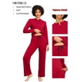 thumbnail image 3 of MINTREUS Couple Pajama Sets Soft PJs Sets for Couples/Women/Men Matching Sleepwear with Pockets, 3 of 6