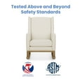 thumbnail image 6 of Delta Children Hanover Rocking Chair, Cream/Acorn, 6 of 13