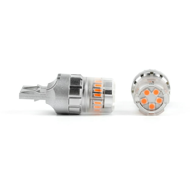 ARC Lighting Ampoule de Signal de Virage - LED 3173A Tiny Monster Eco Series; 7440/7443 Philips 3020 LED Haute Puissance; Ambre; 600 Lumens; 9 à 18 Volts DC; Ensemble de 2