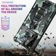 thumbnail image 4 of Phone Case for Samsung Galaxy S22 Ultra (Not fit S22),Army Camouflage Case with Military Grade Protection Drop-Tested and Built-in Kickstand Cover for Samsung Galaxy S22 Ultra MC Mint Green, 4 of 12