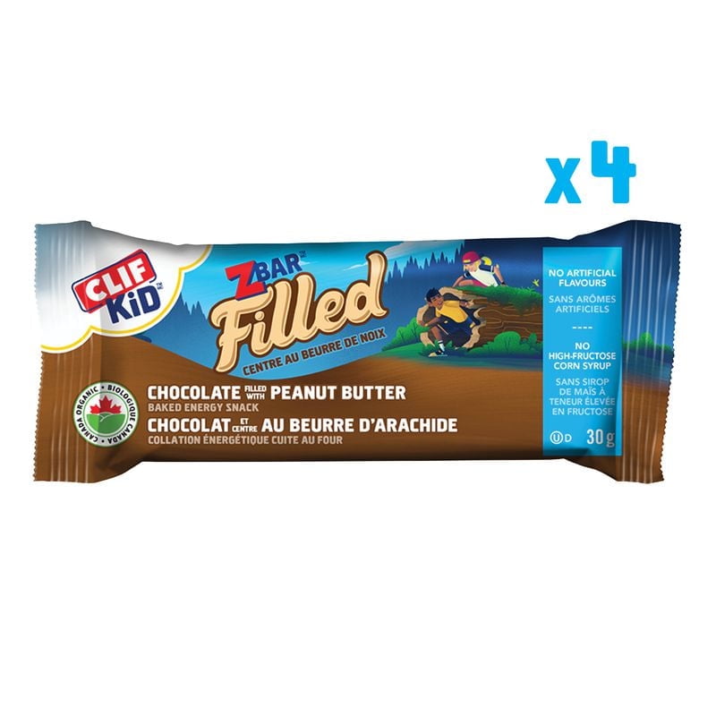 Clif Kid Zbar Filled Chocolate Peanut Butter Organic Energy Bar