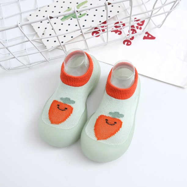 Zapatos de leopardo para bebé Unisex, pantuflas para niños, viñetas de animales, primeros pasos para niños, calcetines de suelo de goma suave para niños, zapatos Tan Jianjun unisex