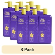 (3 pack) Herbishh Just Curls Shampoo & Conditioner with Deep Conditione, Paraben-free & Vegan for Women & Men , 16.91 fl.oz