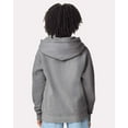 thumbnail image 3 of Comfort Colors 1467Y Garment-Dyed Youth Lightweight Fleece Hooded Sweatshirt-Grey-XS, 3 of 6