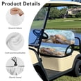 thumbnail image 6 of HUAICONG Sea Turtle Beach Print Washable Golf Cart Seat Covers for Most Golf Carts Most Two-Seater Carts, Universal Fit Soft Golf Cart Seat Covers 2 Piece, 6 of 7