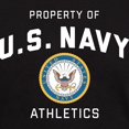 thumbnail image 3 of CafePress - Property Of U.S. Navy Athletics Dark T Shirt - Men's Classic Graphic Cotton T-Shirt, 3 of 4