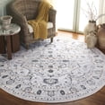 thumbnail image 2 of SAFAVIEH Alenia Karaugh Medallion Area Rug, Grey/Beige Gold, 6'7" x 6'7" Round, 2 of 10
