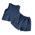 thumbnail image 5 of Iyufng 3 Months-13 Years Summer Sets for Boys and Girls, Tank Top and Shorts Loungewear 2 Piece Outfits, 5 of 5