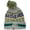 Light Gray, variant on Native Pride Dream Catcher Cuffed Knit Winter Hat Pom Beanie (Light Gray)