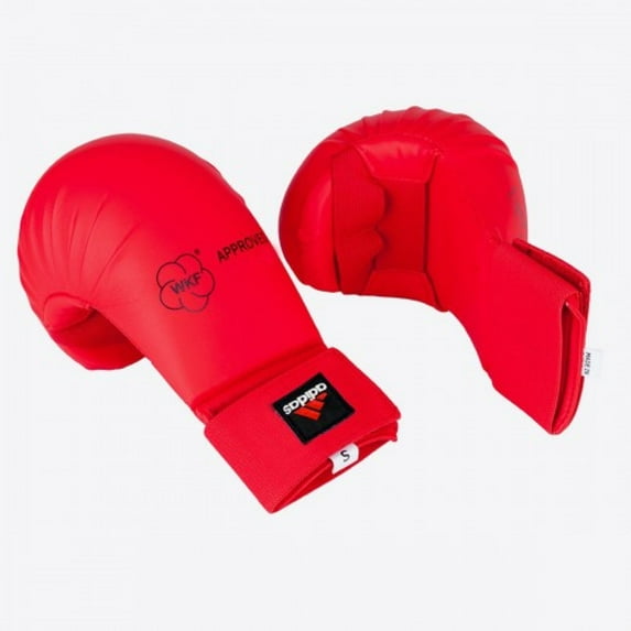 adidas Karate WKF Martial Arts Gloves, Red