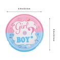 thumbnail image 2 of LULULION 1 Set Party Tableware Set Assorted Color for Baby Gender Reveal, 2 of 5