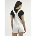 thumbnail image 3 of No Boundaries Game Day Raw Hem Shortalls, 3" Inseam, Women's, 3 of 5