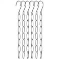 thumbnail image 6 of 10 in Cloth Hanger Chains,Space Saving Closet Metal Hanger Organizer Chains for Home and Office,Wardrobe Hanger Storage Chain,7 Layer Iron Hanging Hanger Chains,6 Pcs,White, 6 of 6