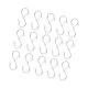 thumbnail image 4 of 15 ganchos metálicos resistentes en forma S, , modernos y multifuncionales para toallas oficina, cucharas, sartenes y utensilios, 4 of 8
