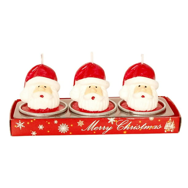 Juego de Navidad Zulema 3 pieza Velas de Navidad