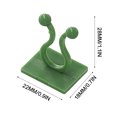 thumbnail image 6 of 3Pcs Plant Climbing Hooks under $5! Xqxayjr 10pcs Plant Wall Climbing Holder,Green Vine Stem Support Clip for Pothos Ivy,Non-Marking Sticker Adhesive Garden Tool, 6 of 6