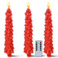 thumbnail image 1 of Lamp Homemory, 3 velas LED para árbol de Navidad, 25 cm, 1 of 7
