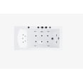 thumbnail image 7 of 59 in. Acrylic Right Drain Rectangular Alcove Whirlpool Bathtub in White, 7 of 7
