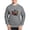 Graphite Gray, variant on - Pugs Ninja T Shirt - Crew Neck Sweatshirt