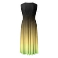 thumbnail image 6 of Summer Dresses for Women 2026 Sparkly Sequin Gradient Color Sleeveless Deep V Neck Flowy Maxi Dress Wedding Guest Dress, 6 of 6