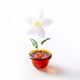 thumbnail image 1 of Figuras de cristal soplado artesanales, miniflores bonitas, plantas, arte de cristal, coleccionables, hogar, oficina, mesa, jardín, simulación, plantas, decoraciones, adornos interiores de automóviles, 1 of 6