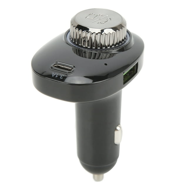 Adaptador Bluetooth para coche, transmisor FM, adaptador de radio FM inalámbrico, dos puertos, reproductor de música para coche, receptor de radio